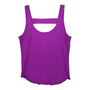 Fabletics Ainsley Sleeveless Athletic Gym Tank Top Solid Fuscia Size XS